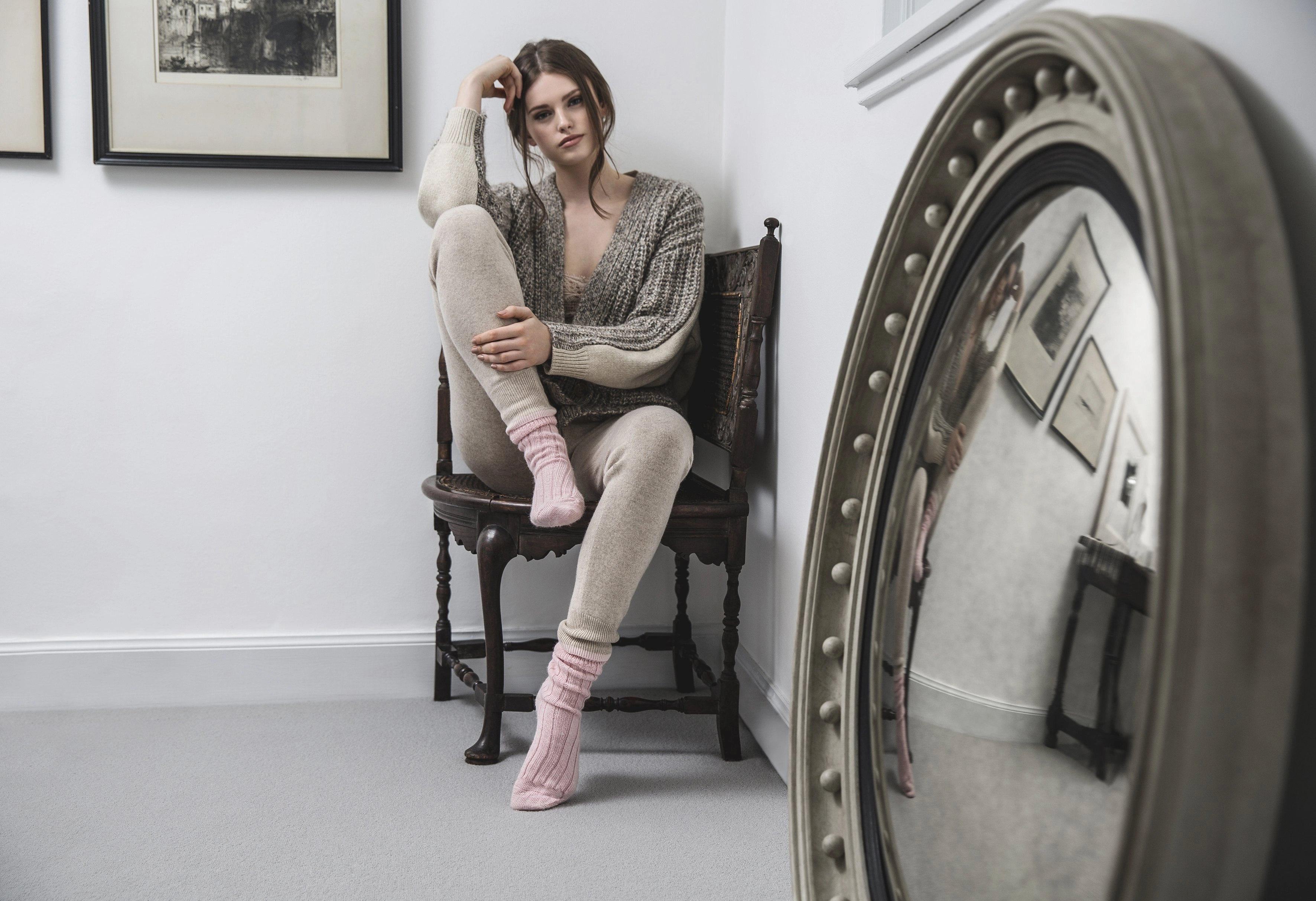 Cozy Alpaca Bed Socks British Comfort Collection